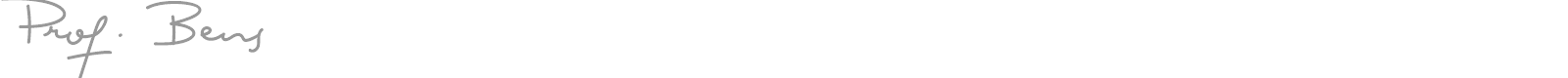 Prof. Bens font preview